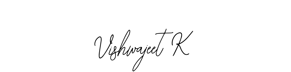 Also You can easily find your signature by using the search form. We will create Vishwajeet K name handwritten signature images for you free of cost using Bearetta-2O07w sign style. Vishwajeet K signature style 12 images and pictures png