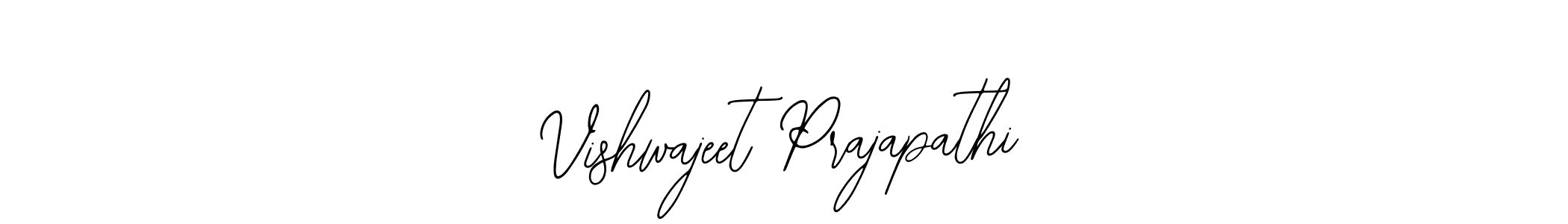 You should practise on your own different ways (Bearetta-2O07w) to write your name (Vishwajeet Prajapathi) in signature. don't let someone else do it for you. Vishwajeet Prajapathi signature style 12 images and pictures png