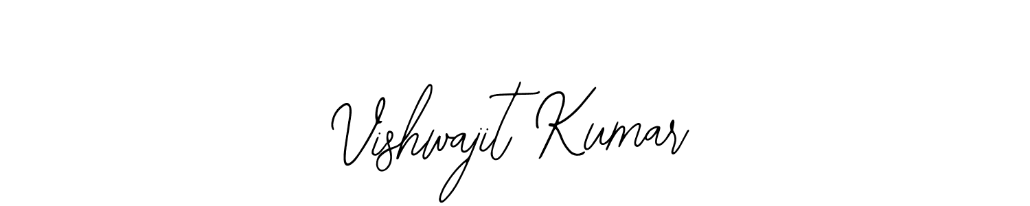 Create a beautiful signature design for name Vishwajit Kumar. With this signature (Bearetta-2O07w) fonts, you can make a handwritten signature for free. Vishwajit Kumar signature style 12 images and pictures png