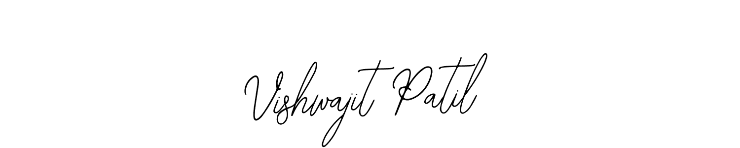 if you are searching for the best signature style for your name Vishwajit Patil. so please give up your signature search. here we have designed multiple signature styles  using Bearetta-2O07w. Vishwajit Patil signature style 12 images and pictures png