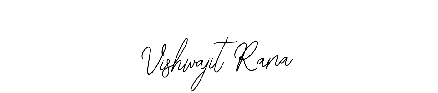 How to make Vishwajit Rana signature? Bearetta-2O07w is a professional autograph style. Create handwritten signature for Vishwajit Rana name. Vishwajit Rana signature style 12 images and pictures png