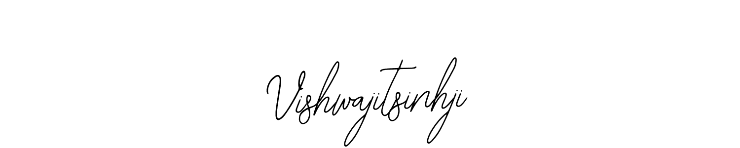 The best way (Bearetta-2O07w) to make a short signature is to pick only two or three words in your name. The name Vishwajitsinhji include a total of six letters. For converting this name. Vishwajitsinhji signature style 12 images and pictures png