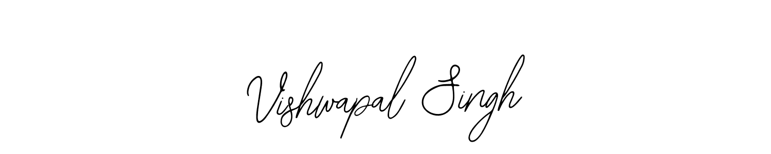 Use a signature maker to create a handwritten signature online. With this signature software, you can design (Bearetta-2O07w) your own signature for name Vishwapal Singh. Vishwapal Singh signature style 12 images and pictures png