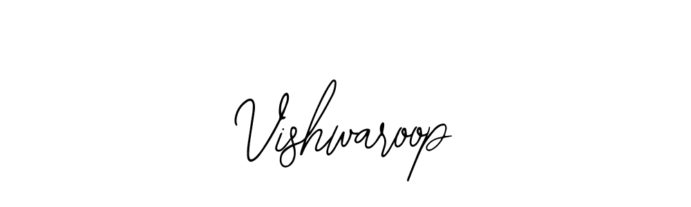 How to make Vishwaroop name signature. Use Bearetta-2O07w style for creating short signs online. This is the latest handwritten sign. Vishwaroop signature style 12 images and pictures png