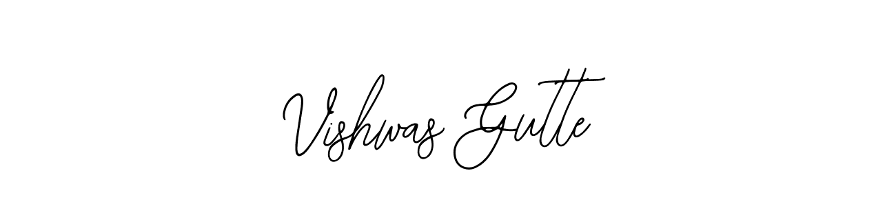 Make a beautiful signature design for name Vishwas Gutte. With this signature (Bearetta-2O07w) style, you can create a handwritten signature for free. Vishwas Gutte signature style 12 images and pictures png