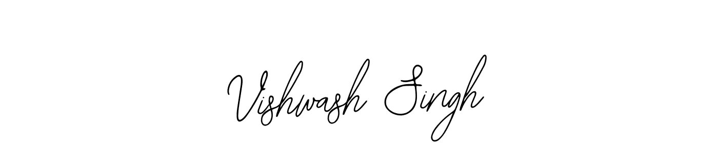 Bearetta-2O07w is a professional signature style that is perfect for those who want to add a touch of class to their signature. It is also a great choice for those who want to make their signature more unique. Get Vishwash Singh name to fancy signature for free. Vishwash Singh signature style 12 images and pictures png