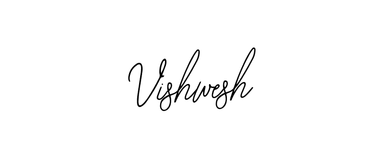 if you are searching for the best signature style for your name Vishwesh. so please give up your signature search. here we have designed multiple signature styles  using Bearetta-2O07w. Vishwesh signature style 12 images and pictures png