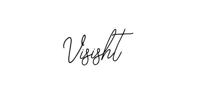 Use a signature maker to create a handwritten signature online. With this signature software, you can design (Bearetta-2O07w) your own signature for name Visisht. Visisht signature style 12 images and pictures png
