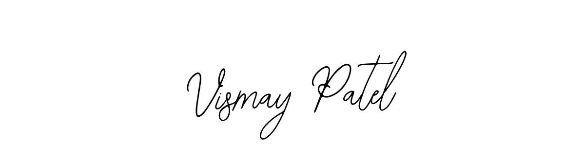 Similarly Bearetta-2O07w is the best handwritten signature design. Signature creator online .You can use it as an online autograph creator for name Vismay Patel. Vismay Patel signature style 12 images and pictures png
