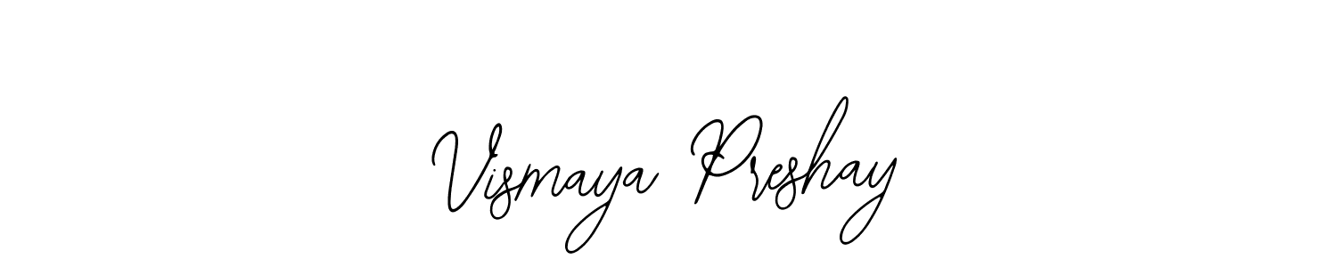 Create a beautiful signature design for name Vismaya Preshay. With this signature (Bearetta-2O07w) fonts, you can make a handwritten signature for free. Vismaya Preshay signature style 12 images and pictures png