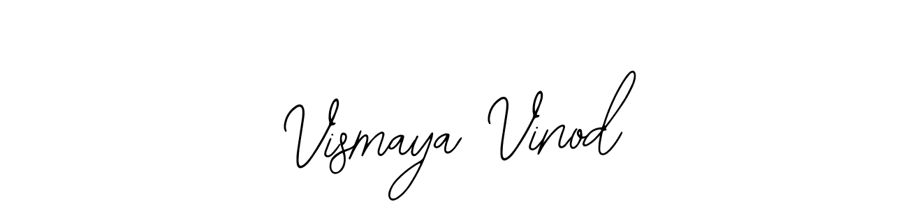 Bearetta-2O07w is a professional signature style that is perfect for those who want to add a touch of class to their signature. It is also a great choice for those who want to make their signature more unique. Get Vismaya Vinod name to fancy signature for free. Vismaya Vinod signature style 12 images and pictures png