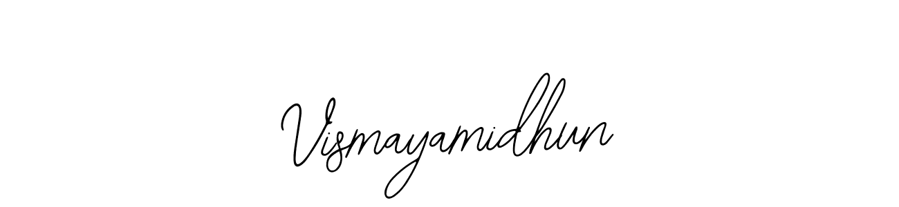 You should practise on your own different ways (Bearetta-2O07w) to write your name (Vismayamidhun) in signature. don't let someone else do it for you. Vismayamidhun signature style 12 images and pictures png