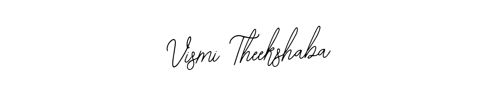 Make a beautiful signature design for name Vismi Theekshaba. Use this online signature maker to create a handwritten signature for free. Vismi Theekshaba signature style 12 images and pictures png
