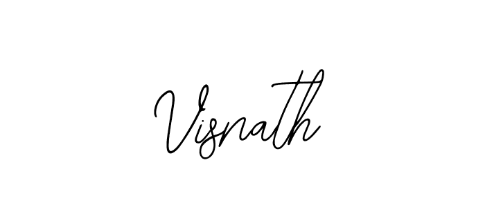 Use a signature maker to create a handwritten signature online. With this signature software, you can design (Bearetta-2O07w) your own signature for name Visnath. Visnath signature style 12 images and pictures png