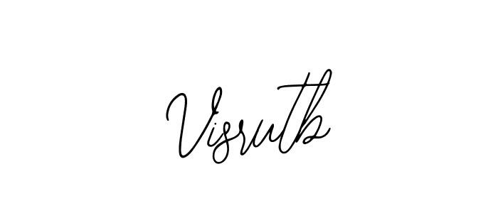 Visrutb stylish signature style. Best Handwritten Sign (Bearetta-2O07w) for my name. Handwritten Signature Collection Ideas for my name Visrutb. Visrutb signature style 12 images and pictures png