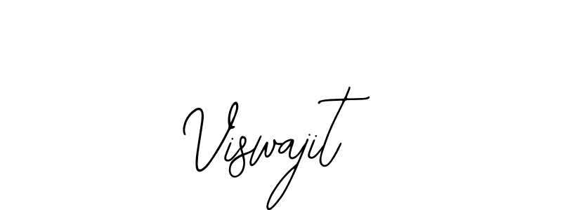 How to make Viswajit name signature. Use Bearetta-2O07w style for creating short signs online. This is the latest handwritten sign. Viswajit signature style 12 images and pictures png