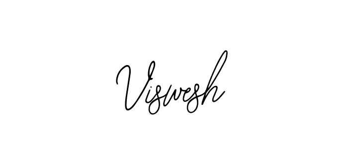 How to make Viswesh name signature. Use Bearetta-2O07w style for creating short signs online. This is the latest handwritten sign. Viswesh signature style 12 images and pictures png