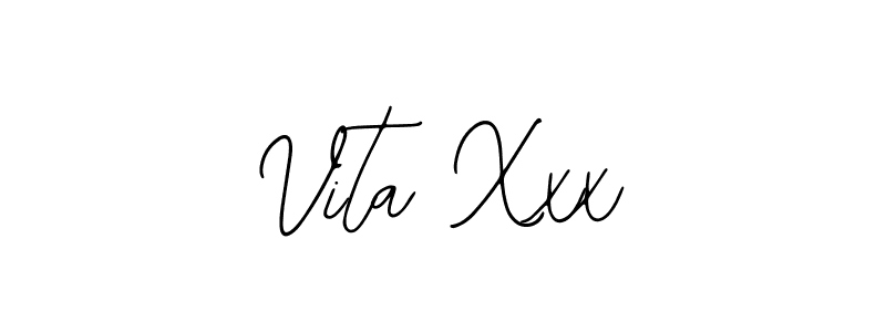 How to make Vita Xxx signature? Bearetta-2O07w is a professional autograph style. Create handwritten signature for Vita Xxx name. Vita Xxx signature style 12 images and pictures png