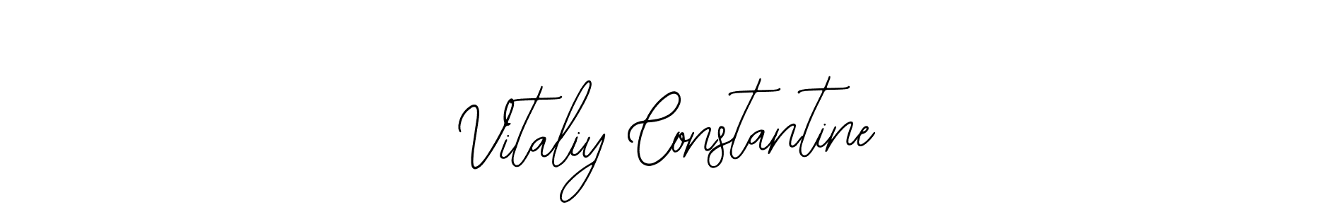 Use a signature maker to create a handwritten signature online. With this signature software, you can design (Bearetta-2O07w) your own signature for name Vitaliy Constantine. Vitaliy Constantine signature style 12 images and pictures png