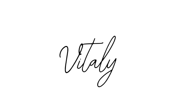 Make a beautiful signature design for name Vitaly. Use this online signature maker to create a handwritten signature for free. Vitaly signature style 12 images and pictures png