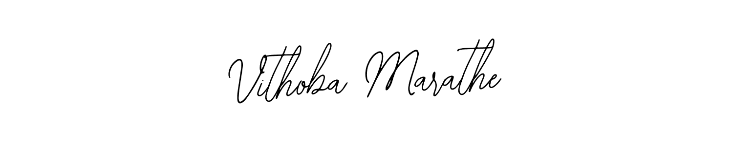 if you are searching for the best signature style for your name Vithoba Marathe. so please give up your signature search. here we have designed multiple signature styles  using Bearetta-2O07w. Vithoba Marathe signature style 12 images and pictures png