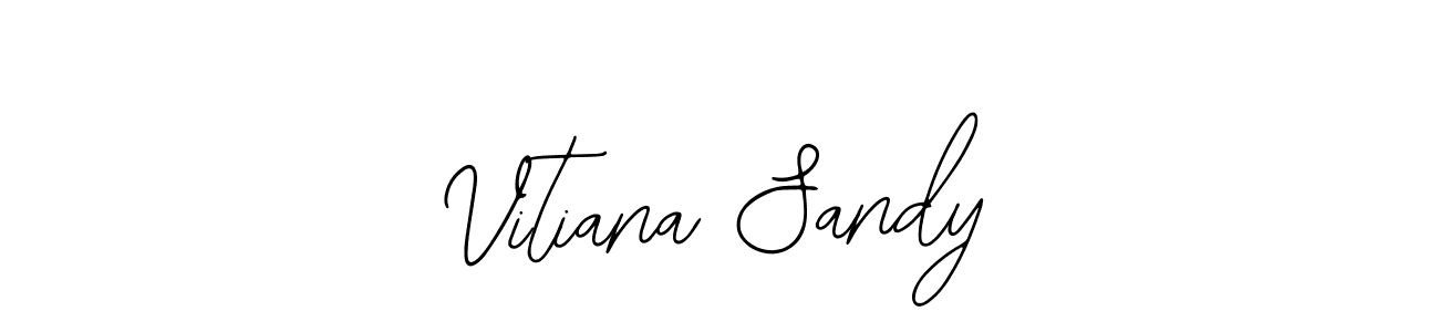 Use a signature maker to create a handwritten signature online. With this signature software, you can design (Bearetta-2O07w) your own signature for name Vitiana Sandy. Vitiana Sandy signature style 12 images and pictures png