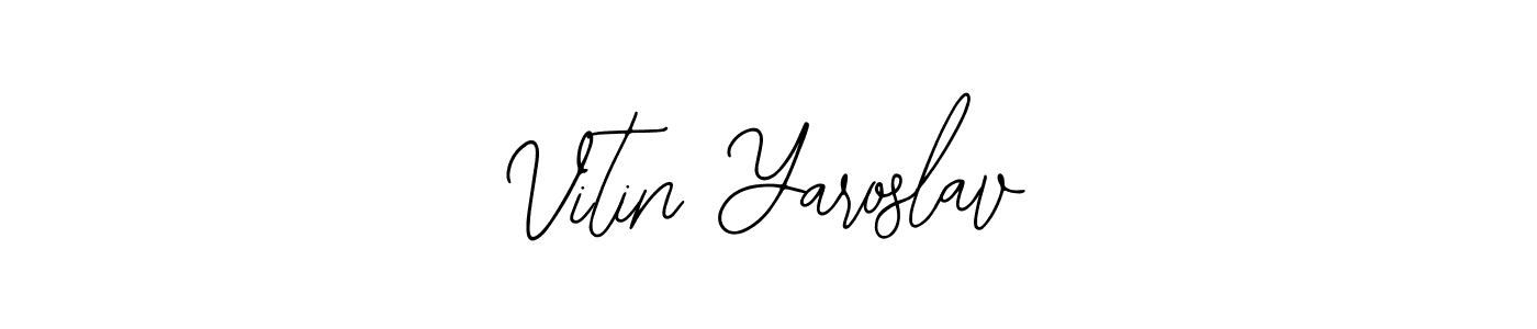 Also You can easily find your signature by using the search form. We will create Vitin Yaroslav name handwritten signature images for you free of cost using Bearetta-2O07w sign style. Vitin Yaroslav signature style 12 images and pictures png