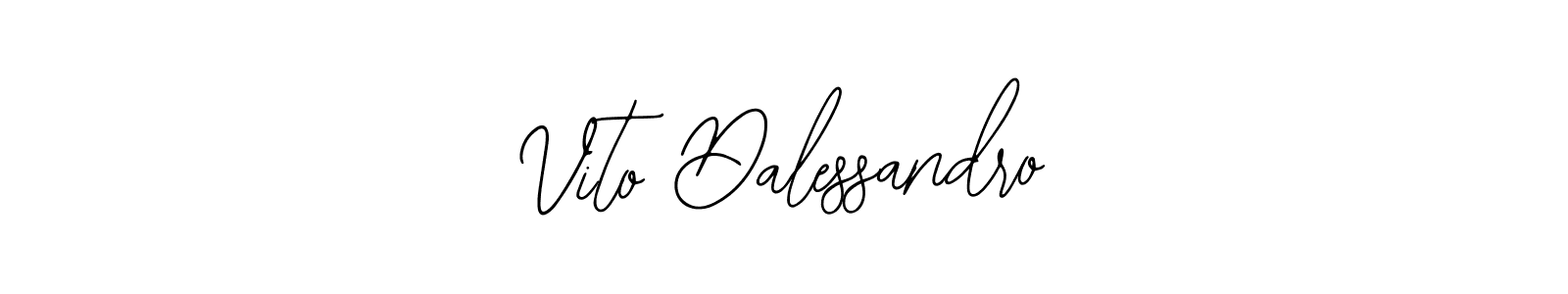 Bearetta-2O07w is a professional signature style that is perfect for those who want to add a touch of class to their signature. It is also a great choice for those who want to make their signature more unique. Get Vito Dalessandro name to fancy signature for free. Vito Dalessandro signature style 12 images and pictures png