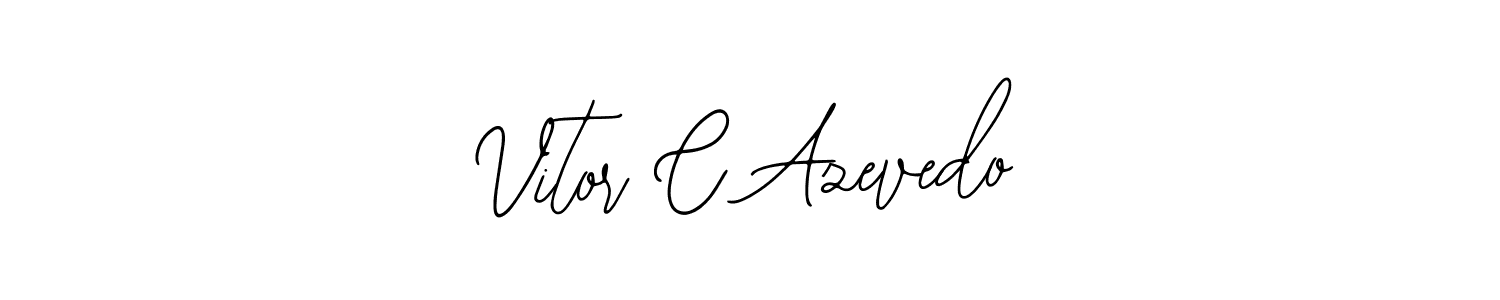 Also You can easily find your signature by using the search form. We will create Vitor C Azevedo name handwritten signature images for you free of cost using Bearetta-2O07w sign style. Vitor C Azevedo signature style 12 images and pictures png