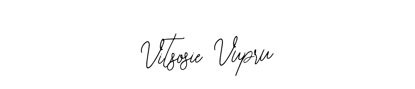 How to make Vitsosie Vupru signature? Bearetta-2O07w is a professional autograph style. Create handwritten signature for Vitsosie Vupru name. Vitsosie Vupru signature style 12 images and pictures png