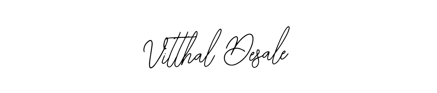 Also You can easily find your signature by using the search form. We will create Vitthal Desale name handwritten signature images for you free of cost using Bearetta-2O07w sign style. Vitthal Desale signature style 12 images and pictures png