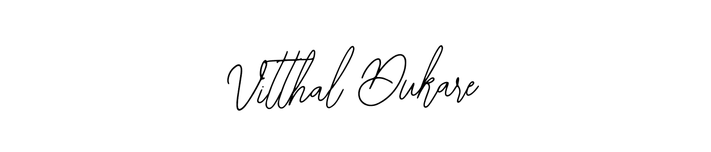 Vitthal Dukare stylish signature style. Best Handwritten Sign (Bearetta-2O07w) for my name. Handwritten Signature Collection Ideas for my name Vitthal Dukare. Vitthal Dukare signature style 12 images and pictures png