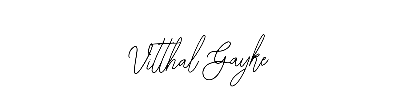 Create a beautiful signature design for name Vitthal Gayke. With this signature (Bearetta-2O07w) fonts, you can make a handwritten signature for free. Vitthal Gayke signature style 12 images and pictures png