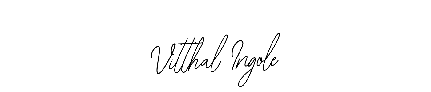 It looks lik you need a new signature style for name Vitthal Ingole. Design unique handwritten (Bearetta-2O07w) signature with our free signature maker in just a few clicks. Vitthal Ingole signature style 12 images and pictures png