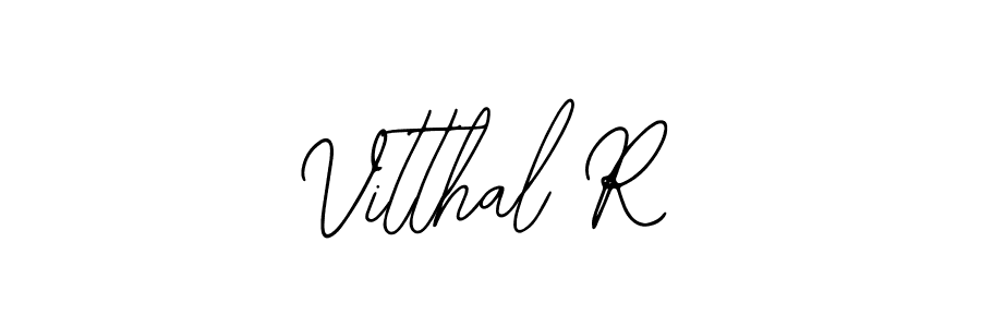 Also You can easily find your signature by using the search form. We will create Vitthal R name handwritten signature images for you free of cost using Bearetta-2O07w sign style. Vitthal R signature style 12 images and pictures png