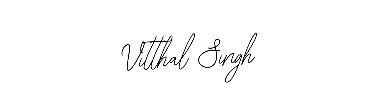 Bearetta-2O07w is a professional signature style that is perfect for those who want to add a touch of class to their signature. It is also a great choice for those who want to make their signature more unique. Get Vitthal Singh name to fancy signature for free. Vitthal Singh signature style 12 images and pictures png