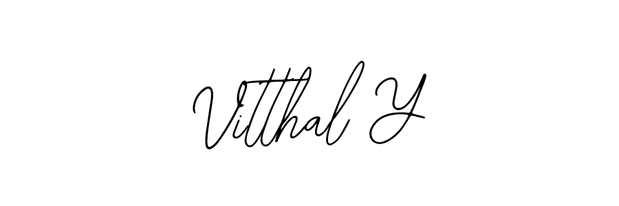 Create a beautiful signature design for name Vitthal Y. With this signature (Bearetta-2O07w) fonts, you can make a handwritten signature for free. Vitthal Y signature style 12 images and pictures png