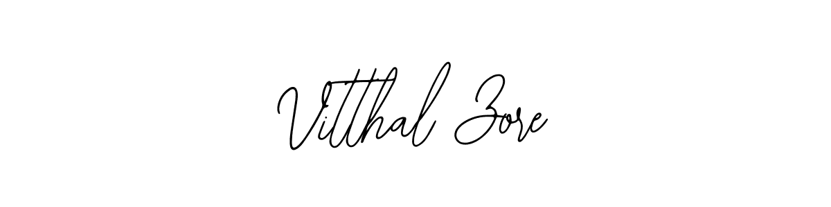 Vitthal Zore stylish signature style. Best Handwritten Sign (Bearetta-2O07w) for my name. Handwritten Signature Collection Ideas for my name Vitthal Zore. Vitthal Zore signature style 12 images and pictures png