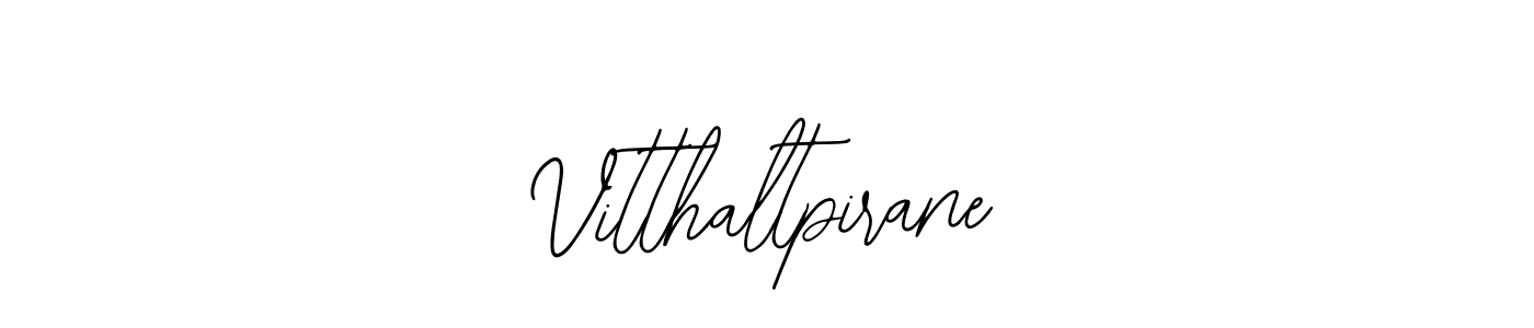 Design your own signature with our free online signature maker. With this signature software, you can create a handwritten (Bearetta-2O07w) signature for name Vitthaltpirane. Vitthaltpirane signature style 12 images and pictures png