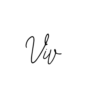 Also You can easily find your signature by using the search form. We will create Viv name handwritten signature images for you free of cost using Bearetta-2O07w sign style. Viv signature style 12 images and pictures png