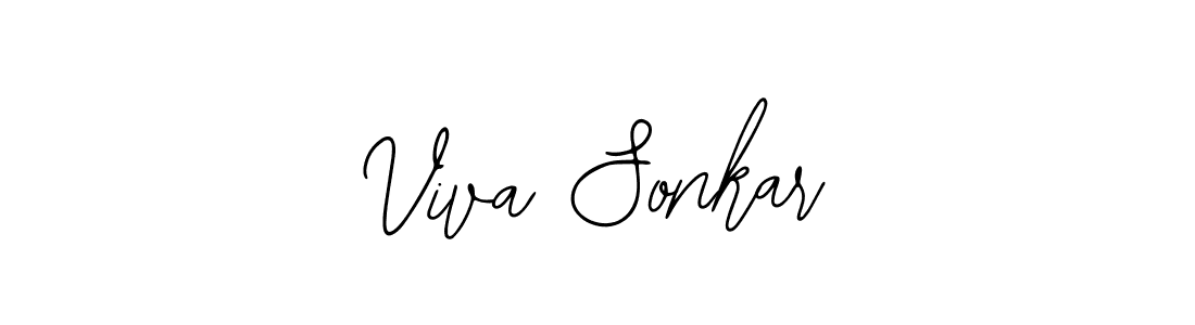 Also You can easily find your signature by using the search form. We will create Viva Sonkar name handwritten signature images for you free of cost using Bearetta-2O07w sign style. Viva Sonkar signature style 12 images and pictures png