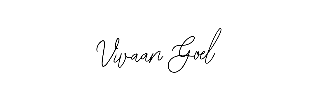 Use a signature maker to create a handwritten signature online. With this signature software, you can design (Bearetta-2O07w) your own signature for name Vivaan Goel. Vivaan Goel signature style 12 images and pictures png