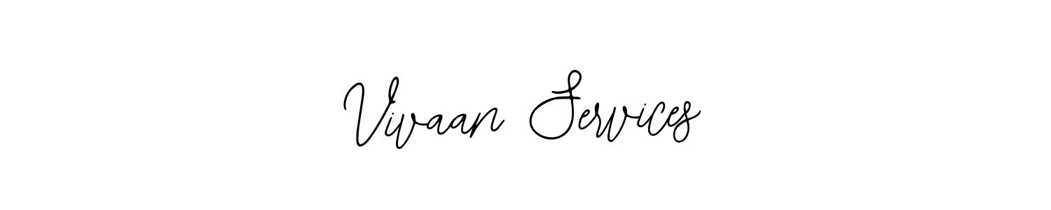 Bearetta-2O07w is a professional signature style that is perfect for those who want to add a touch of class to their signature. It is also a great choice for those who want to make their signature more unique. Get Vivaan Services name to fancy signature for free. Vivaan Services signature style 12 images and pictures png