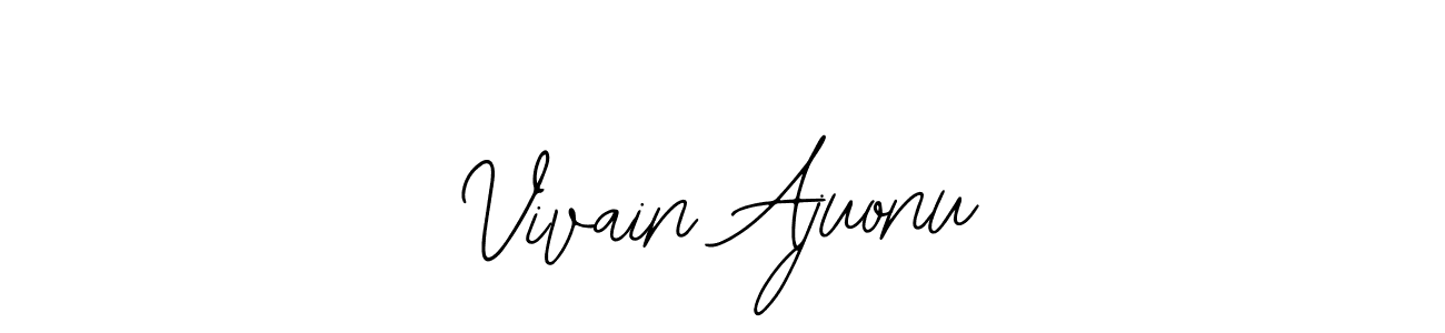 Make a beautiful signature design for name Vivain Ajuonu. With this signature (Bearetta-2O07w) style, you can create a handwritten signature for free. Vivain Ajuonu signature style 12 images and pictures png