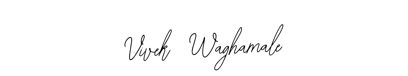 Bearetta-2O07w is a professional signature style that is perfect for those who want to add a touch of class to their signature. It is also a great choice for those who want to make their signature more unique. Get Vivek  Waghamale name to fancy signature for free. Vivek  Waghamale signature style 12 images and pictures png