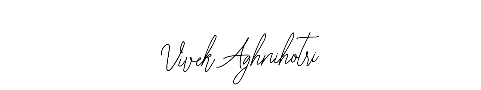 How to make Vivek Aghnihotri name signature. Use Bearetta-2O07w style for creating short signs online. This is the latest handwritten sign. Vivek Aghnihotri signature style 12 images and pictures png