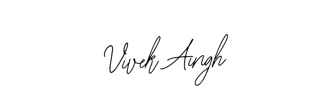 Also we have Vivek Aingh name is the best signature style. Create professional handwritten signature collection using Bearetta-2O07w autograph style. Vivek Aingh signature style 12 images and pictures png