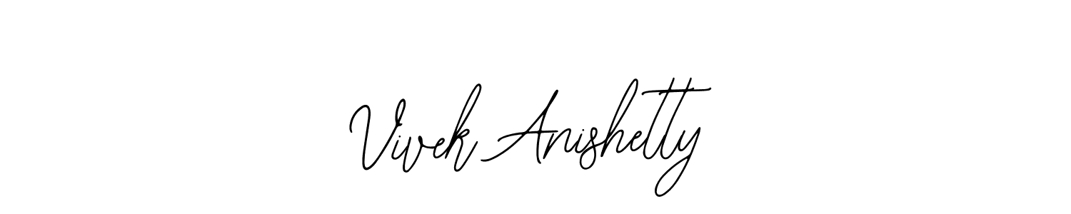Make a beautiful signature design for name Vivek Anishetty. Use this online signature maker to create a handwritten signature for free. Vivek Anishetty signature style 12 images and pictures png