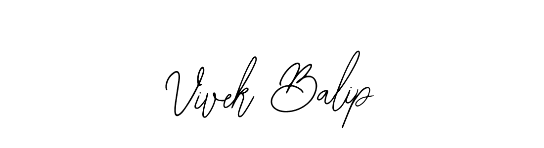 Make a beautiful signature design for name Vivek Balip. With this signature (Bearetta-2O07w) style, you can create a handwritten signature for free. Vivek Balip signature style 12 images and pictures png