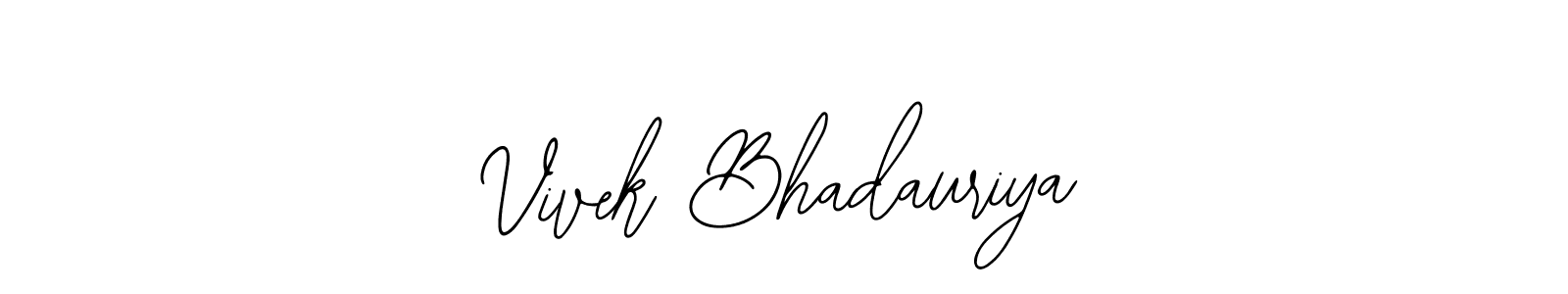 if you are searching for the best signature style for your name Vivek Bhadauriya. so please give up your signature search. here we have designed multiple signature styles  using Bearetta-2O07w. Vivek Bhadauriya signature style 12 images and pictures png